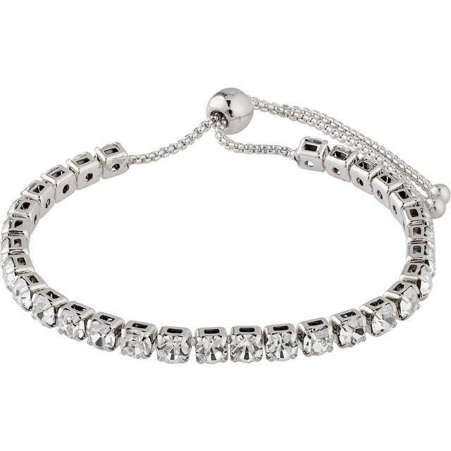 Pilgrim LUCIA crystal bracelet silver-plated, Silver, Women - Ilver