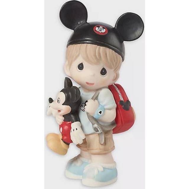 Precious Moments 191062 Disney Showcase Disney Dreamer Boy with Mickey Mouse Bisque Porcelain Figurine