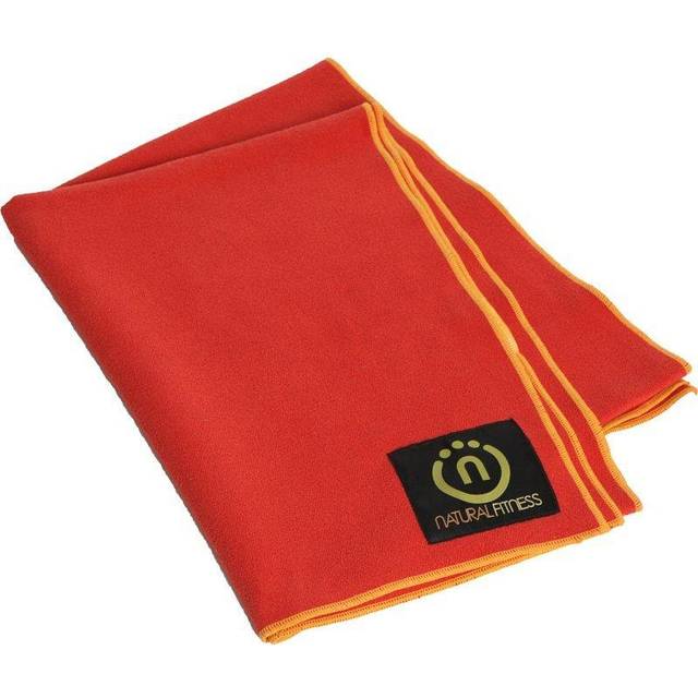Natural Fitness Hot Yoga Microfiber Lightweight Towel  Red Rock/Sun