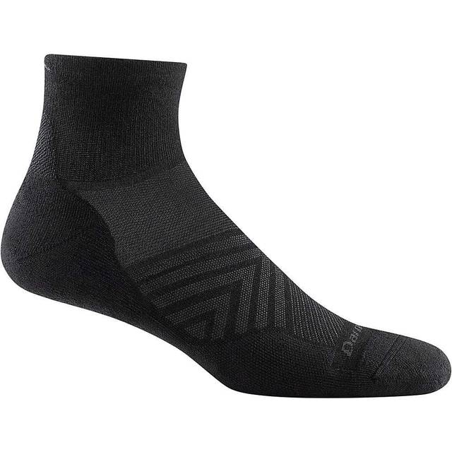Darn Tough Men's Run Quarter Ultra-Lightweight Running Sock Eclipse, L