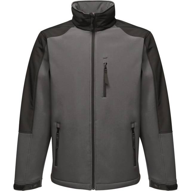 Regatta Professional Mens Hydroforce 3-layer Membrane Waterproof Breathable Softshell Jackets M svart/mörkblå