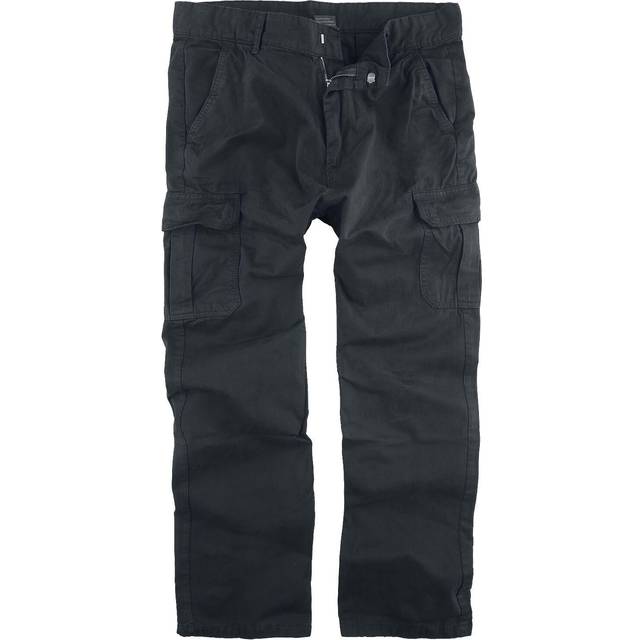 Urban Classics Straight Leg Cargo byxor herr, svart, 36