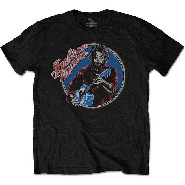 (L, Black) A Star Is Born T Shirt Jackson Maine Movie Logo new Official Mens Black