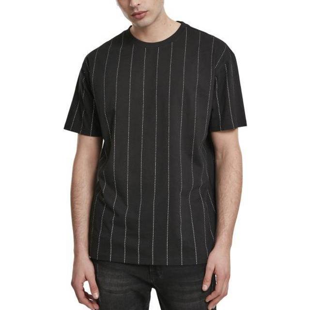 Urban Classic Oversized pintripe T-shirt - Noir - L