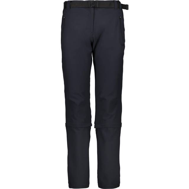 CMP - Women's Stretch Zip Off Pant - Zip-off trousers size 38, black