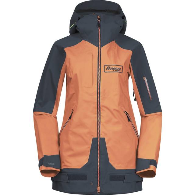 Bergans Myrkdalen V2 3L Women's Jacket Cantaloupe/Orion Blue, XS