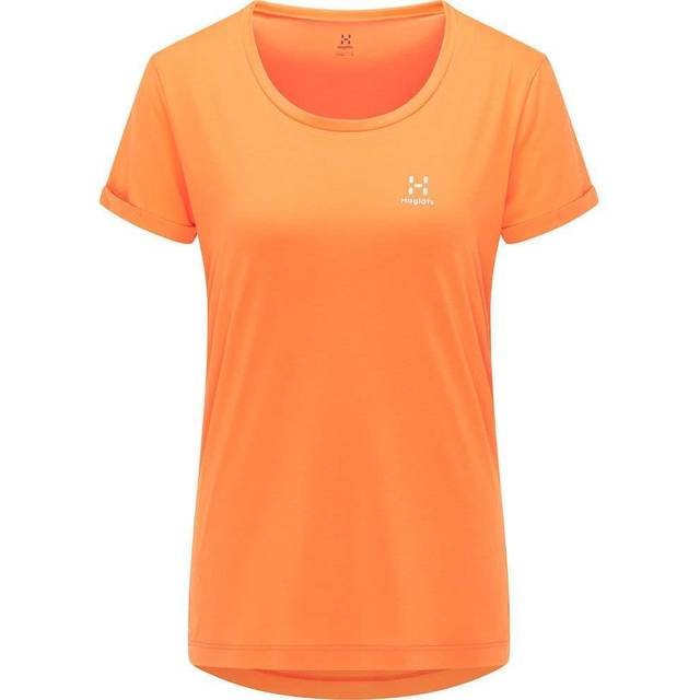Haglöfs 605158_4N8 Ridge Hike T-shirt dam flamma orange storlek M, Flamma orange, M