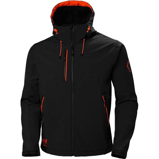 Helly Hansen Workwear Chelsea Evolution 74140_990 Softshelljacka svart/röd Svart/Röd