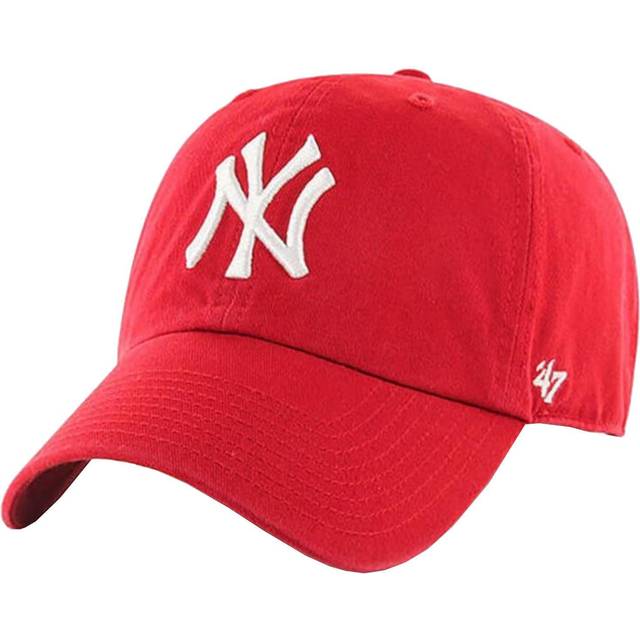 '47 New York Yankees justerbar keps Clean Up MLB, svart/vit, one size