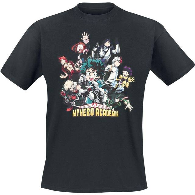 My Hero Academia - Heroes - T-Shirt - black - XXL - 100% Cotton,Jersey