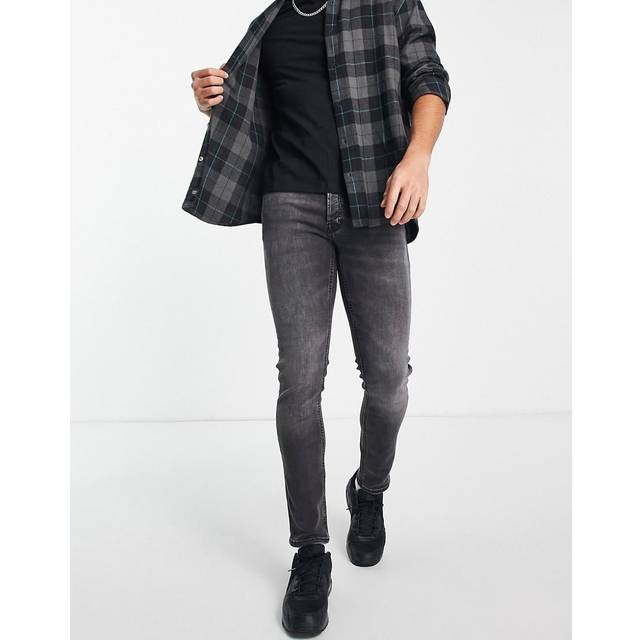JACK & JONES Jjiglenn Jjoriginal Am 817 Noos jeans, Svart denim, 31W x 34L