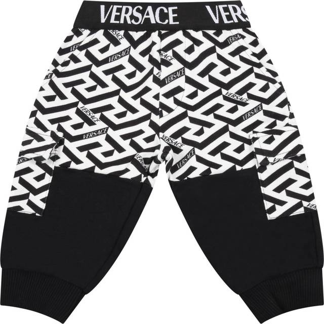 Versace Jeans Couture, Chinos, male, Black, M, Men`s Nero Joggers - Size 48