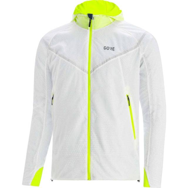 GORE WEAR R5 Gore-Tex Infinium Insulated Jacket, Jacka herr, White/Neon Yellow, L