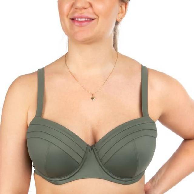Femilet Bali Padded Underwired Bikini Bra - Olive - C 80 * Kampagne *