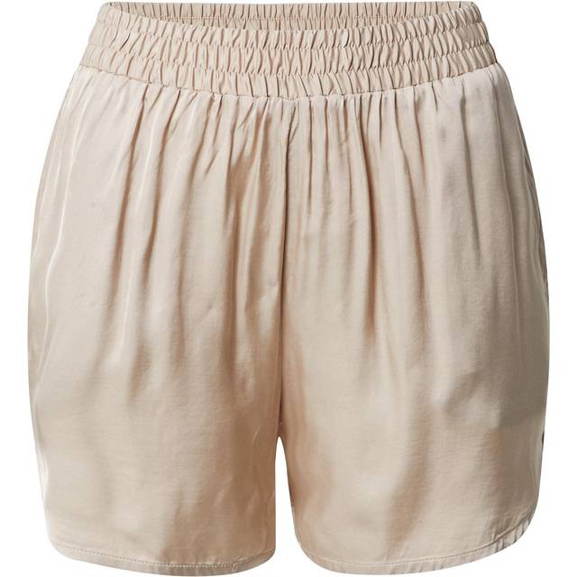 Urban Classics Damer damer viskos satin resort klassiska shorts, softyellow, S