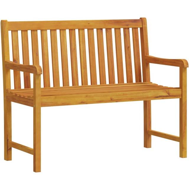 vidaXL Garden Bench 110 cm Solid Acacia Wood - Brown
