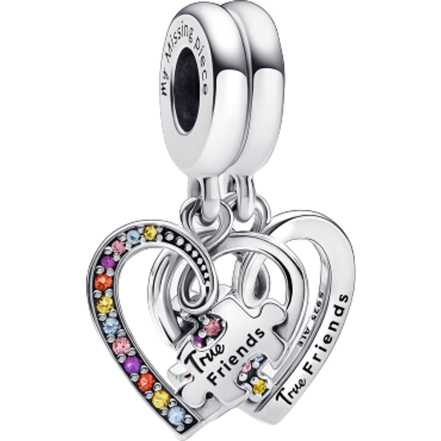 Pandora Charm - Splitable hearts - 792239C01 - silber