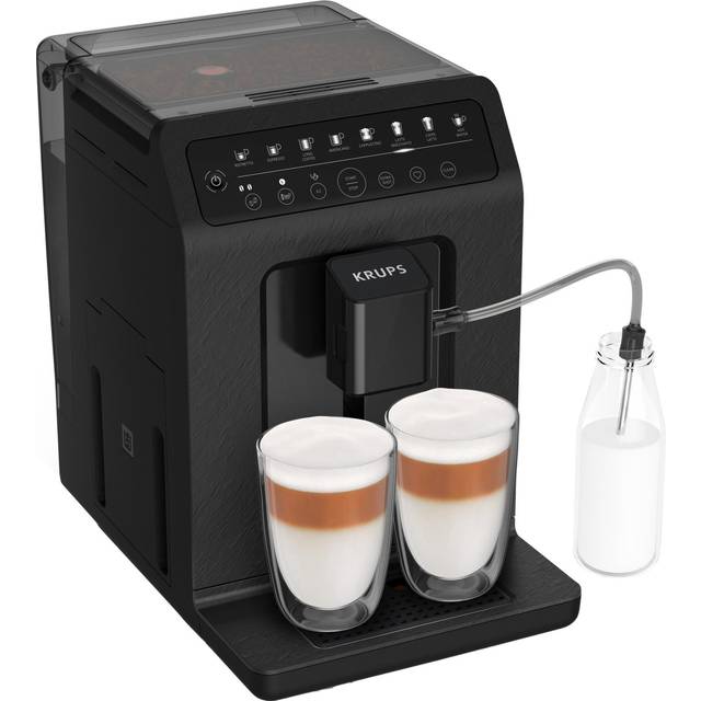 KRUPS Evidence ECOdesign EA897B Kaffemaskin, Svart, 38 cm x 24 cm x 36,7 cm