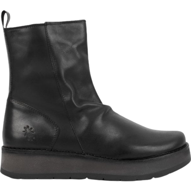 Womens Fly London Reno Zip Up Chelsea Dealer Mid Ankle Boots Sizes 4 To 8