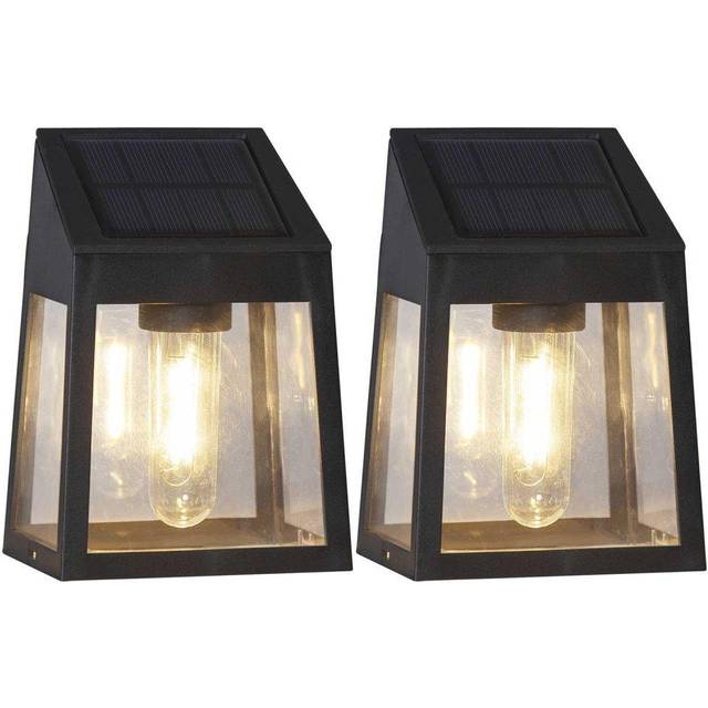 Star Trading - Filament 2-p - Solcellslampa - Svart