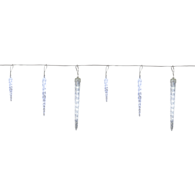 Star Trading Icicle Lyskæde 24 Pærer