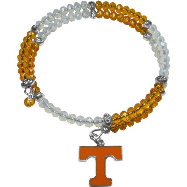 Siskiyou CSWB25 Female NCAA Tennessee Volunteers Crystal Memory Wire Bracelet - One Size