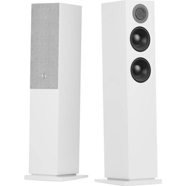 Audio Pro A48 med HDMI ARC, Bluetooth & Wifi, vitt par Returexempl