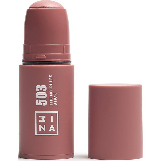 3INA MAKEUP The No Rules Stick 503 Nude Blush Stick Matte with Hyaluronic Acid Cream Blush for a Natural Finish Vegan Cruelty Free Full Size