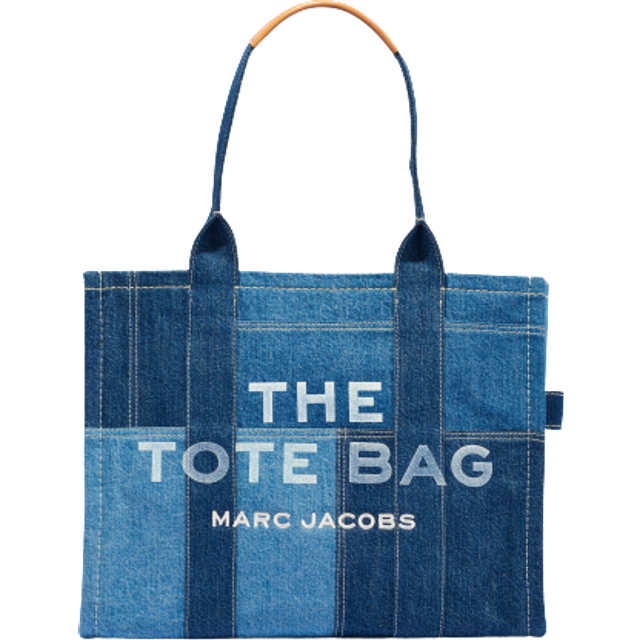 MARC JACOBS Marc Jacobs The Denim Large Tote Bag in Blue Denim