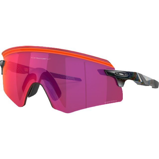 Oakley Encoder Black Fuchsia Pink Prizm Road Glasses