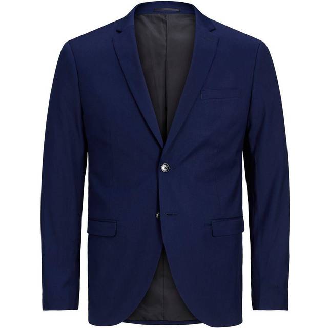 Jack & Jones 2 Piece Super Slim Fit Suit - Blue/Medieval Blue