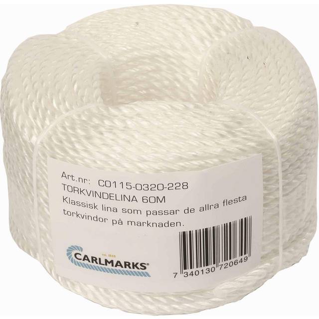 Torkvindelina 3,2mmx60m vit