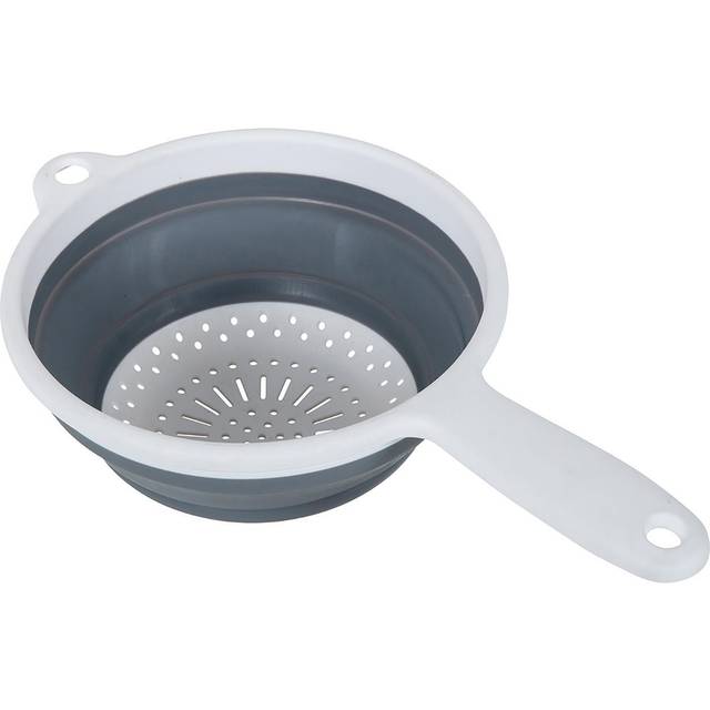 Addis Pop and Store Collapsible Colander 20cm Grey Strainer