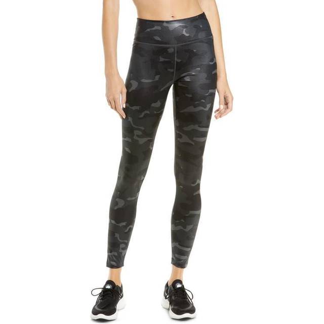 Nike Women's Dri-Fit One Mid Rise Camo Leggings (Thunder Blue/White  S