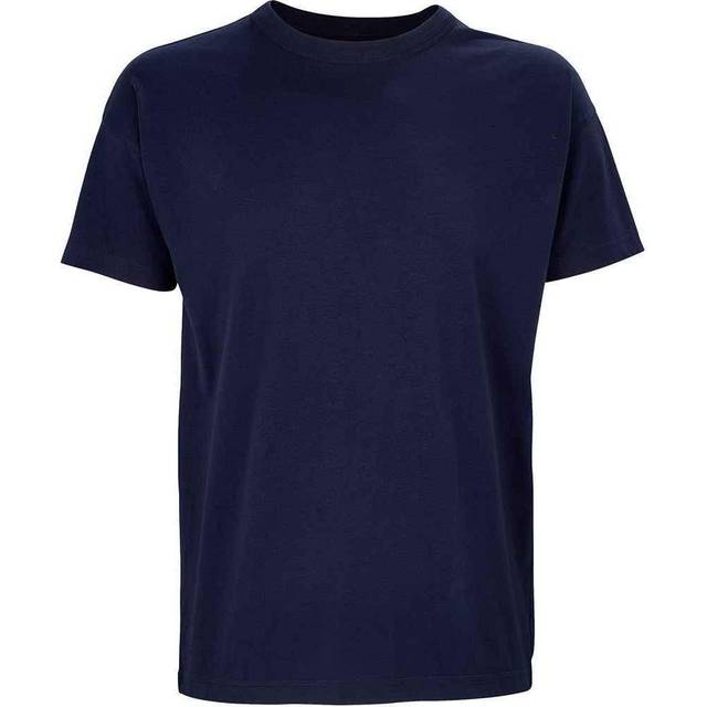 (2XL, French Navy) SOLS Mens Boxy Organic Oversized T-Shirt