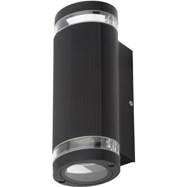 Forum Helix Wall GU10 Up/Downlight IP44 - Black - ZN-35594-BLK
