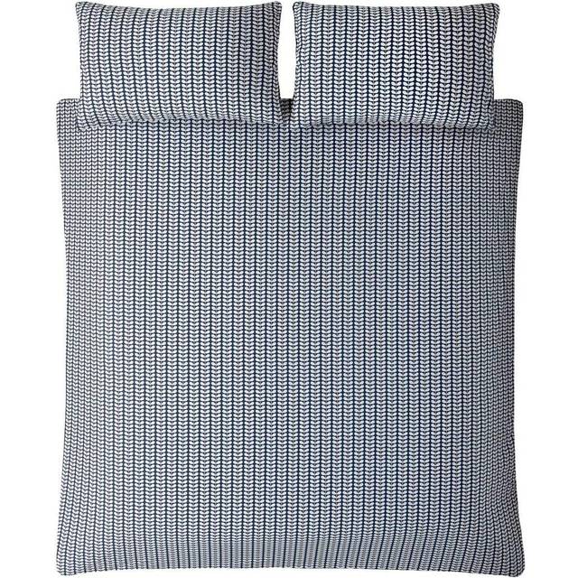 Orla Kiely Tiny Stem Whale Duvet Cover - White (Double Duvet Cover)
