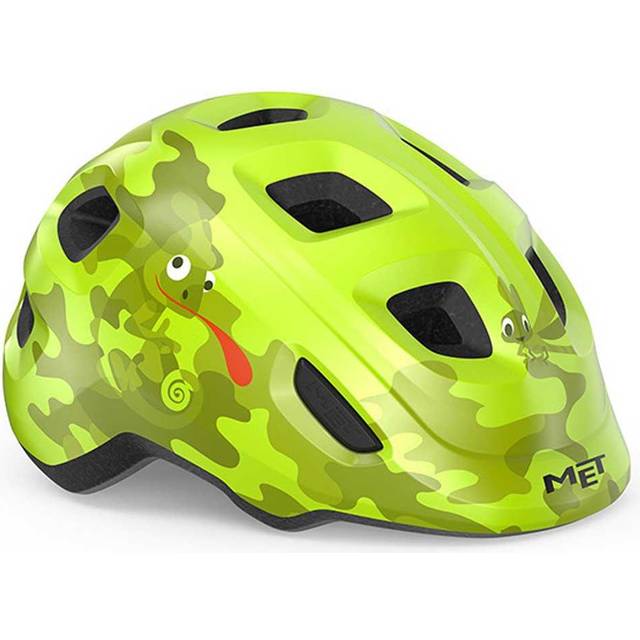 MET Hooray Kids Helmet - XS Zebra Glossy - Red