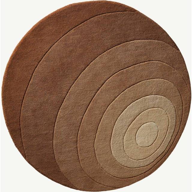 Verpan - Luna rug - Mattor - Dark sand - Ø: 120 cm