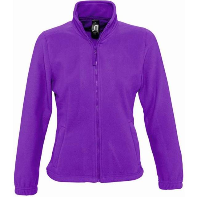 SOLS Womens/Ladies North Full Zip Fleece Jacket (Dark Purple) - Multicolour - Size Medium