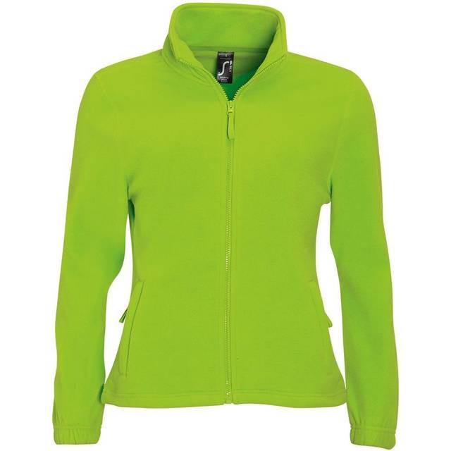 (L, Lime) SOLS Womens/Ladies North Full Zip Fleece Jacket