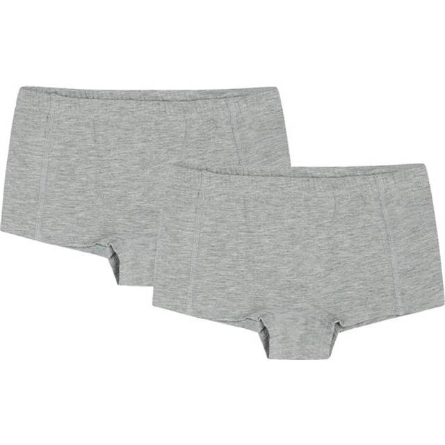 Hust and Claire Hipstertrosor - 2-pack - Fria - Grå Melange - Hust and Claire - 7 år (122) - Hipstertrosor