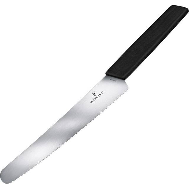 Victorinox Swiss Modern 22cm Bread &amp; Pastry Knife Black (6907322WB)