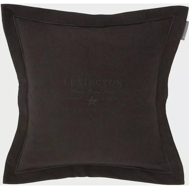Lexington - Kuddfodral Hotel Velvet Sham with Embroidery 50x50 - Grå