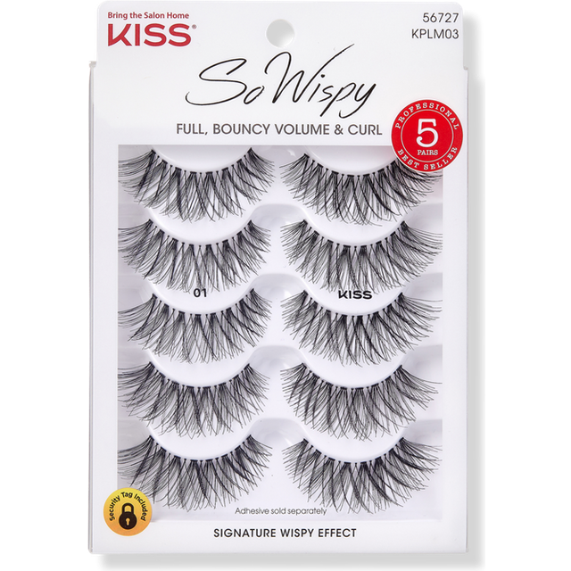 KISS False Eyelashes Multipack 5 Pairs 01 Kiss