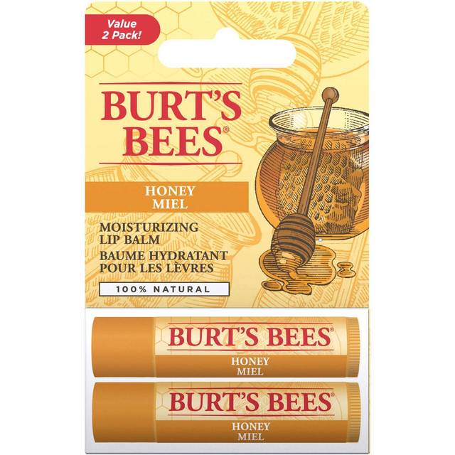 Burt's Bees Honey Lip Balm Duo