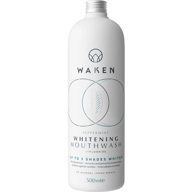 Waken Whitening Mouthwash with Fluoride 500ml