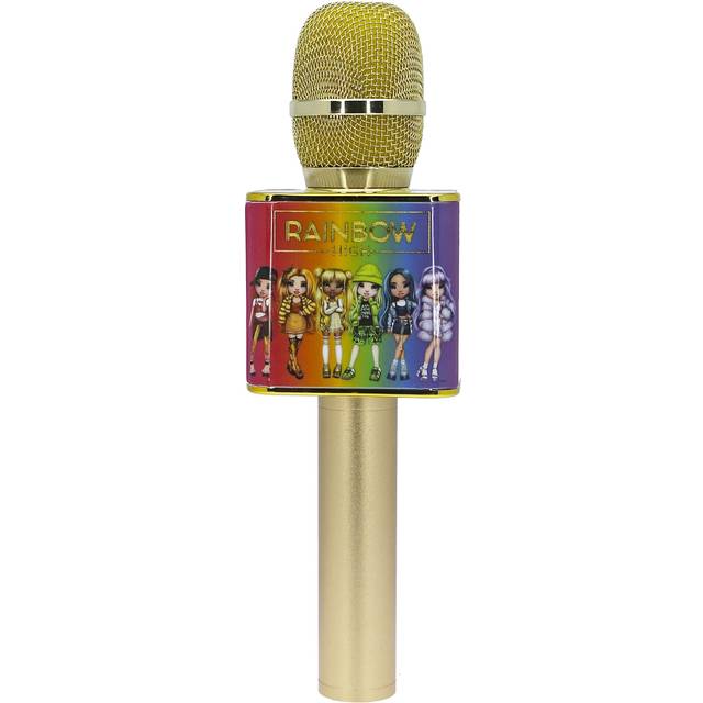 Barn trådbunden mikrofon leksak musikinstrument sjunger karaoke för att lära sig maskin dator hi-fi-utrustning - Blå