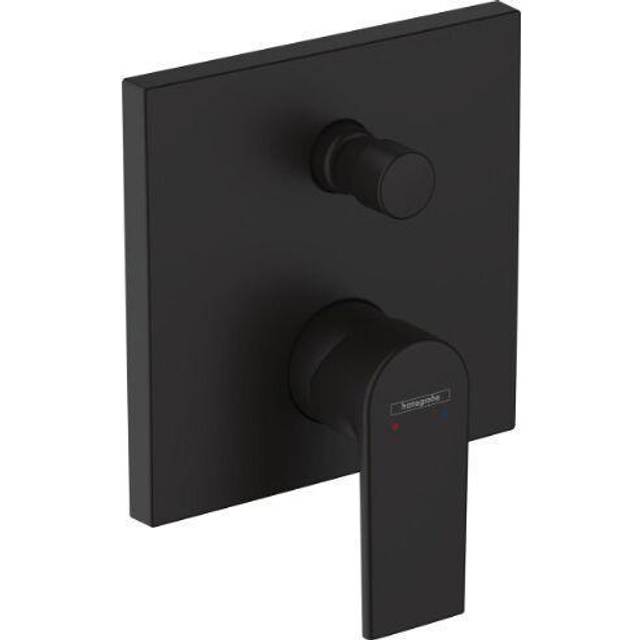 Hansgrohe Vernis Shape Single lever bath/ shower mixer for concealed installation, Matt black (71468670)