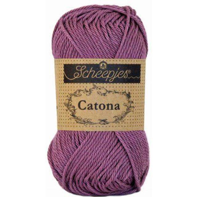 Scheepjes Catona 4 Ply Yarn 394 Shadow Purple 25g